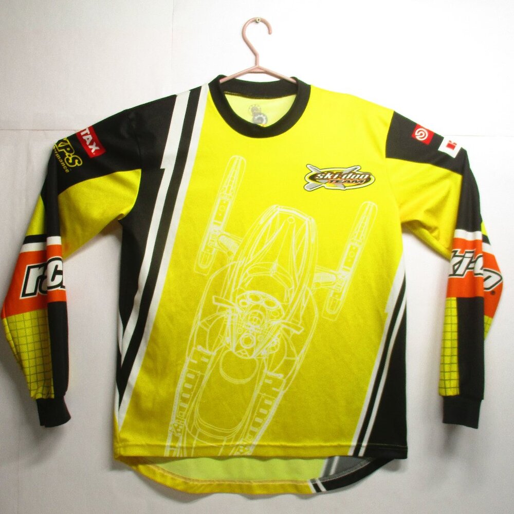 SKI-DOO X Team Racing Bombadier Long Sleeve Jersey Size Small